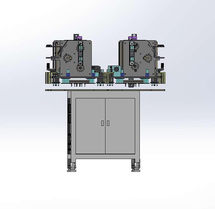 四工位动力模组标签剥离机